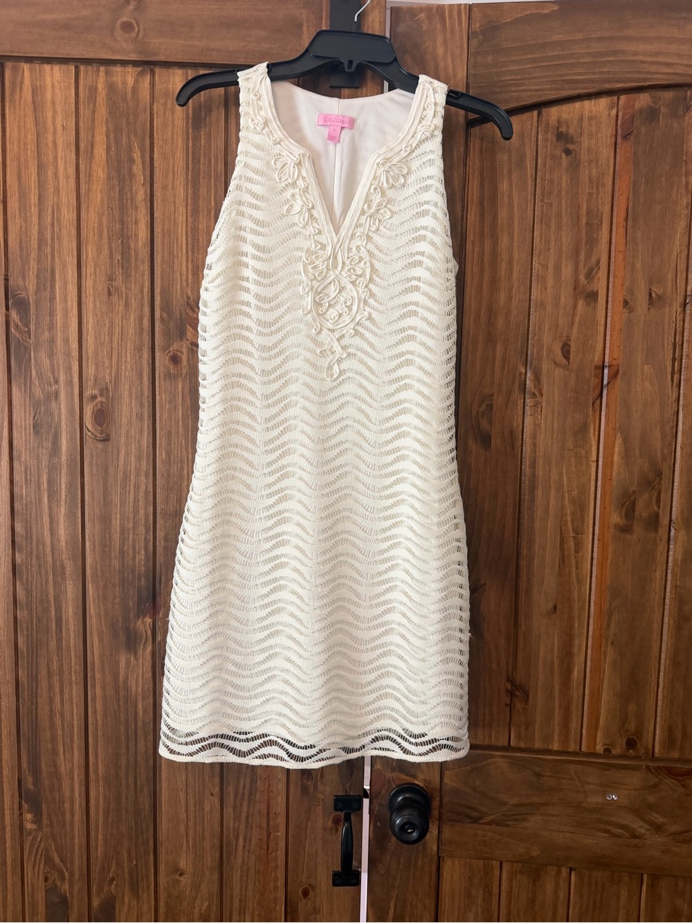 Lilly Pulitzer cream lace dress
